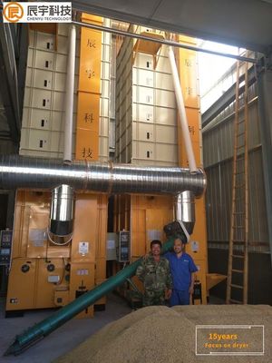 十字のタイプ米の穀物乾燥機機械12Ton/Batch 220V/380V